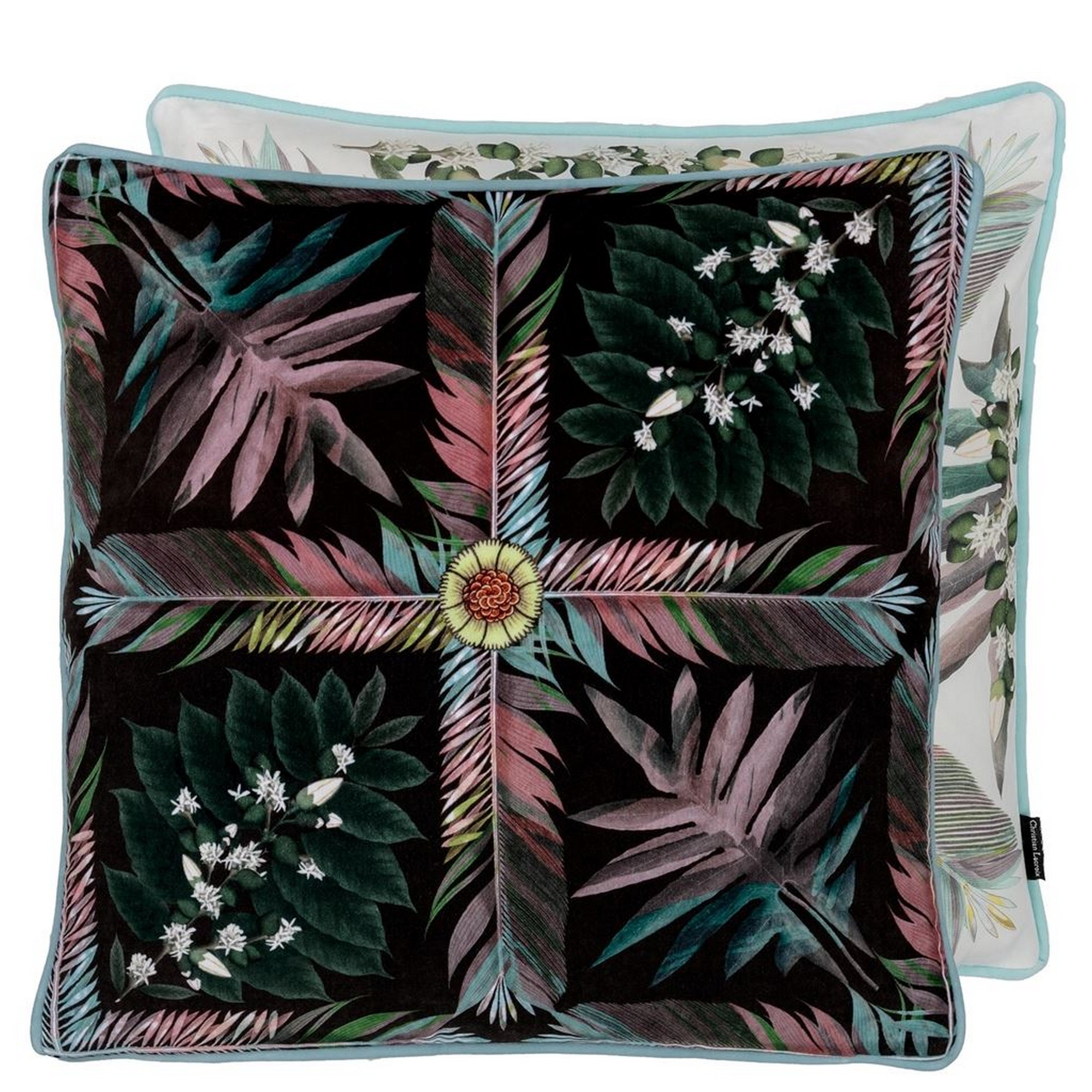 Feather Park Cushion By Christian Lacroix In Jais